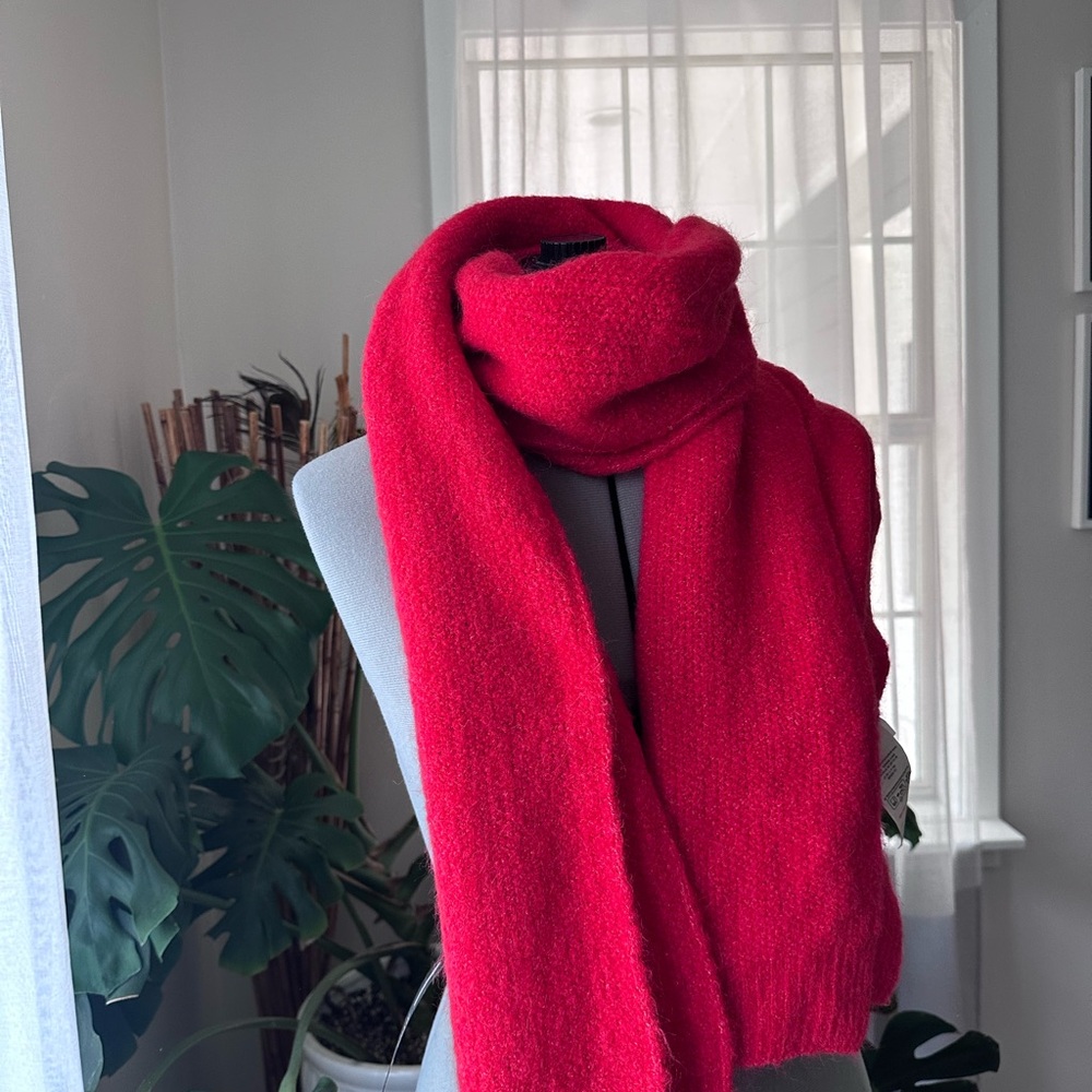 American vintage east red scarf pepper red - Picture 7 of 7
